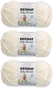 Bernat Baby Blanket Yarn (3-Pack) Vanilla 161103-30083