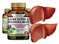 Liver Cleanse Detox Milk Thistle Extracts Silymarin, Artichoke, Dandelion, Vit B