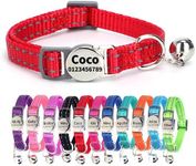 SEOUGEE Cat Collar Quick Release wi