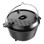 Tepro 8233 Dutch Oven L, Youth Large / 11-13, Black