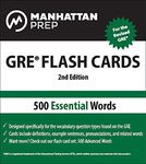 500 Essential Words: GRE Vocabulary Flash Cards (Manhattan Prep GRE Strategy Guides)