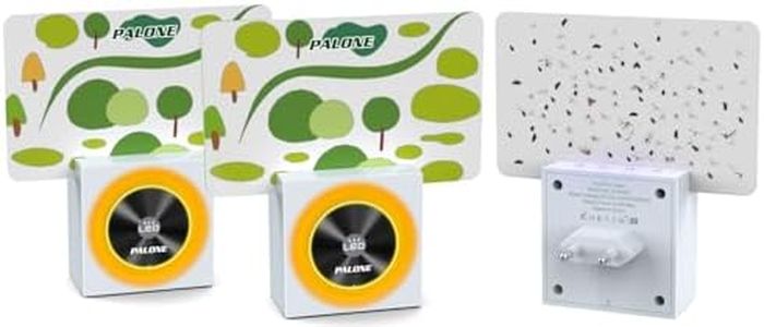 PALONE Fruchtfliegenfallen für Küchen und Innenräume,Elektrischer Insektenvernichter 2024 Neueste 2er-Pack Elektrische Fliegenfalle für Innenbereich UV-Licht Obstfliegenfalle mit 10-Klebefalle,Quadrat