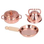 1:12 Dollhouse Cookware Set, Simulation Miniature Pots and Pans Dollhouse Accessories Miniature Baking Set for Dollhouse Role Play