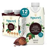 Sperri - Complete Plant-Based Meal Replacement & Protein Shake - Chocolate, 330 mL / 4.6 fl. oz. Bottle (Pack of 12) - Ready to Drink - Dairy Free, Gluten Free, Free of Common Allergens