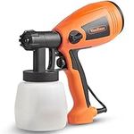 VonHaus Electric Paint Sprayer for Fences, Walls and Ceilings - 400W Motor, Large 800 ml Capacity, 3 Spray Patterns and Fast 700 ml/min Flow Rate – Spray Gun For Interior and Exterior Usage