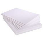 ASelected 10 Pack A3 (420 x 297mm) Foam Board, 5mm Thick Polystyrene Foam Sheet for Model Making, Mounting Photos, Presentations, Arts and Crafts Projects (White)