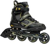 Roller Derby Aerio Q-60 Men's Inline Skates - Black/Yellow - Size 10