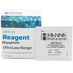 Hanna Instruments HI774-25 Phosphate Ultra Low Range Checker HC Reagents (2 Set - 50 Tests)