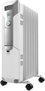Cecotec Radiateur Électrique à Huile ReadyWarm 7000, 7 Modules, Faible Consommation, 1500 W, 3 Niveaux, Collecteur de Câbles, Système de Sécurité, Roulettes, 15 m2