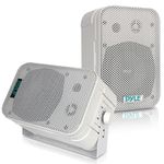 Pyle-Home Pdwr40w 5.25-Inch Indoor, Outdoor Waterproof Speakers (White)