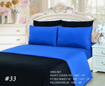 Tache Home Fashion Royal Blue Duvet Cover Set, King