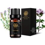 100% Pure Thyme Essential Oil for Diffuser, Aromatherapy Thyme Oil for Humidifier, 10ml Pure Essential Oil Thyme for Home, 0.33oz Aromatherapy Thyme Essential Oil for Massage