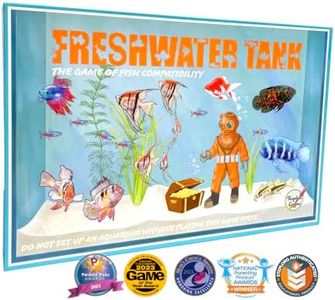 Kaplan Crypto: Freshwater Tank - The Educational Board Game of Fish Compatibility, Winner of 5 Awards, Family Board Game, 2 to 4+ Players, Ages 6+