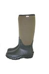 Unisex Neoprene Rubber Wellington Muck Boots Ladies Mens Green with Insulation - All Seasons