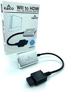 Kaico Wii to HDMI Adapter for Nintendo Consoles, Supports Component Output - Plug & Play – NTSC & PAL