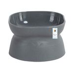 Foodie Puppies Anti-Slip Raised Food and Water Feeder Bowl for Cats, Kittens, and Puppies - (Square Raised Bowl, 250ml) | Anti-Vomiting, Durable, PP Material and Stress-Free Pet Feeding Dish