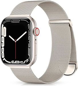 Zedoli Stainless Steel Mesh Apple Watch Band, Breathable & Adjustable, Suitable for 38-49mm Wrists, Stylish & Professional, Compatible with All Apple Watch Models