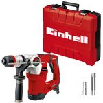 Einhell TE-RH 32 4F Rotary Hammer Drill Kit | SDS Plus 4-in-1 Drill - Drilling / Pneumatic Impact Drilling / Chiselling With and Without Lock | 1050W, 5 Joule Impact Force, Anti-Vibration System