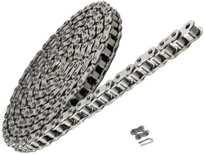 Jeremywell 41 SS Stainless Steel Roller Chain 10 Feet with 1 Connecting Link