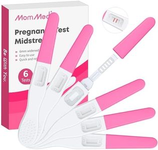 MOMMED Test di gravidanza, 6 X confezionati singolarmente HCG Test, Sensibilità HCG di 25 mIU (25 Ng/L), Pregnancy Test, Rilevamento rapido in 3 minuti, 6 confezioni