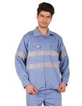 CLUB TWENTY ONE Workwear Men's Pyrovatex Treated Flame Resistant FR High Visibility Shirt, Cotton Fabric Breathable Shirt (Size - 2XL, Color - Petro Blue)