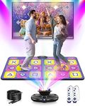 Acelufly Dance Mat - Wireless Electronic Dance Mat for TV with Camera, Non-Slip Exercise Dance Pad with Yoga Mode for Kids & Adults, Family-Friendly Game Mat Toy Gift for Girls & Boys (Purple)