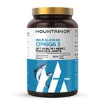 MOUNTAINOR Omega 3 Fish Oil 2500MG Triple Strength Contains - 1100mg EPA & 700mg DHA Per Serving Purified & Mercury Free with No Fishy Burps for Heart, Brain & Joint Health (60 Softgels)