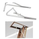 ECOTRIC Attic Ladder Spreader Replacement Hinge Arms Kit for Werner 55-1 2006 and Older (Pair)