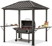 ABCCANOPY Grill Hardtop Gazebo 6x8 