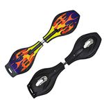 Dhairya Wave Board ; Skate Board with Carry Bag LED Flash Colorful Lights on Wheels (Variation Color Design)(Multi Color)