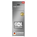 Bosch 368L, 3-Star, Inverter Frost free Double Door Refrigerator (2025 Model, CTC39K03NI, 6-in-1 Convertible, 18 Hours Cooling Retention, Digital Display, Super Freeze, 80min Convert, Smoky Steel)