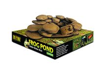 Exo Terra Frog Pond - Large - 17 L x 13.5 W x 6 H cm (6.7 x 5.3 x 2.4 in) - Capacity 110 Ml