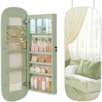 SONGMICS Jewelry Organizer, LED Jew