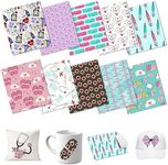 HTVSTD Nurse Sublimation Ink Transfer Sheets 10 Sheets 12'' x 10'' Nurse Life,Retro Healthcare, Medical Sublimation Paper Medicine Hospital Transfer Sheets for Mugs Tumblers DIY Transfer Paper