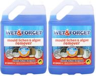 Wet & Forget Mould, Lichen & Algae Remover, Outdoor Patio Cleaner, Black Spot Remover, Bleach Free, 5L (Pack of 2)