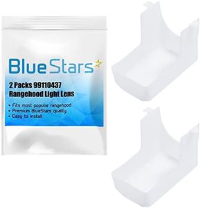 99110437 S99110437 Range Hood Light Lens Cover by BlueStars - Compatible with Broan Nutone Range Hood Light Cover - Replaces 41000 40000 42000 45000 BP43 S99110437 99110437 - PACK OF 2