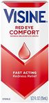 Visine Red Eye Comfort Redness Relief Eye Drops to Help Relieve Red Eyes Due to Minor Eye Irritations Fast, Tetrahydrozoline HCl, 0.5 fl. oz