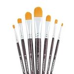 Transon 7pcs Artist Filbert Paintbr