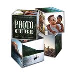 MCS Plastic 6-Sided Photo Cube, Clear, Set of 4