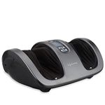 Lifelong LLM153 Foot Massager Pain Relief for Foot, Calf and Leg Vibration Massager Machine for Blood Circulation| Perfect for Home Use with 3 Custom Massage Modes, Grey