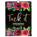 2025 Calendar for Tired-Ass Women, Fu-ck It Calendar, Tired Women Wall Calendar 2025, Funny Home Office Wall Calendar, Funny Swear Word Planner Monthly Calendar Gag Gift for Women