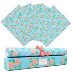 LA BELLEFÉE Drawer Liners for Dresser Heritage Rose 6 Sheets, Scented Drawer Liners for Dresser Drawer Paper Liner Gift for Women Mom Scented Paper for Dresser, Shelf, Cabinetr, Closet, Shoe Chest