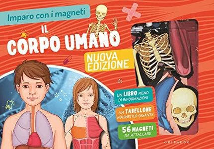 Il corpo umano. Imparo con i magneti. Con 56 magneti. Con tabellone