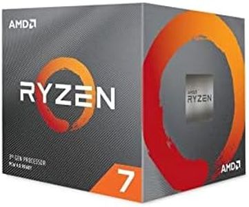 AMD Ryzen 7 3800X 8-Core, 16-Thread Unlocked Desktop Processor with Wraith Prism LED Cooler