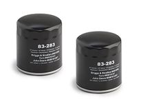 Oregon 83-283 Oil Filter Replaces John Deere AM101207 Briggs & Stratton 491056 Toro NN10147 (2 Pack)