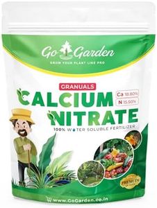 Go Garden Calcium Nitrate Fertilizer For Plants (100% Water Soluble Fertilizer) Plant Food Ready to Use for All Plants 900 Gram