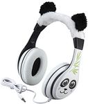 Kids Panda Headphones for Kids Adjustable Stereo Tangle-Free 3.5Mm Jack Wired Cord Over Ear Headset for Children Parental Volume Control Safe Perfect for School Home & Travel