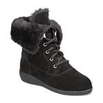 Style & Co. Womens Aubreyy Faux Fur Lined Ankle Winter & Snow Boots, Black, 5