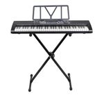 Torrins 61-Key Digital Piano Keyboard with Stand, LED Display & Lighting Keys | Built-in Speakers & Power Adapter Included | Portable Electronic Keyboard Ideal for Beginners, Kids & Adults