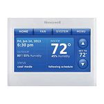 Honeywell Thx9421R5021Ww/U 2-Wire Iaq High Definition Color Touchscreen White Front/White Side Thermostat with Redlink Technology